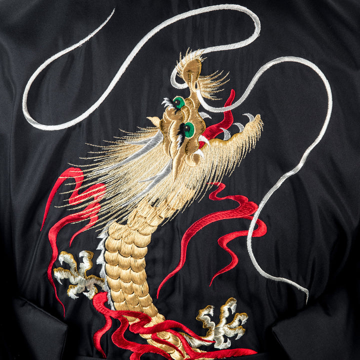 Dragon Embroided Long Kimono
