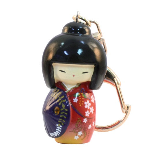 Kokeshi keyring Kasa